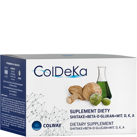 ColDeKa COLWAY - WITAMINA D,K,A, GRZYBY SHIITAKE